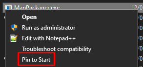 pin the app to Start to find it more easily in future.